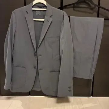 무인양품 발수 스트레치 자켓 원턱 팬츠 셋업