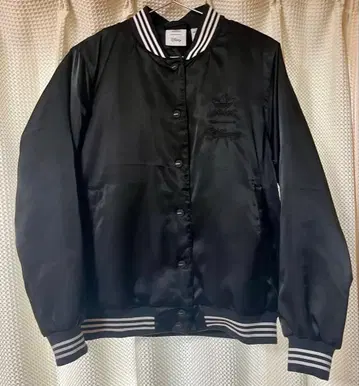 adidas 디즈니 바시티 자켓 블랙