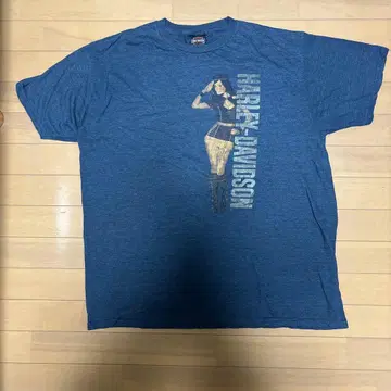 HARLEY-DAVIDSON 그래픽 T셔츠 네이비