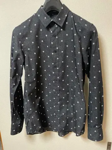 PHENOMENON 별 패턴 다크 그레이 셔츠 38 M