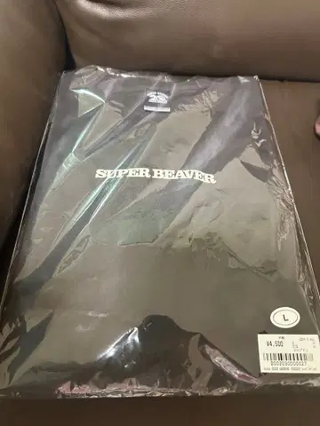 SUPER BEAVER 블랙 긴팔 T셔츠 L 사이즈