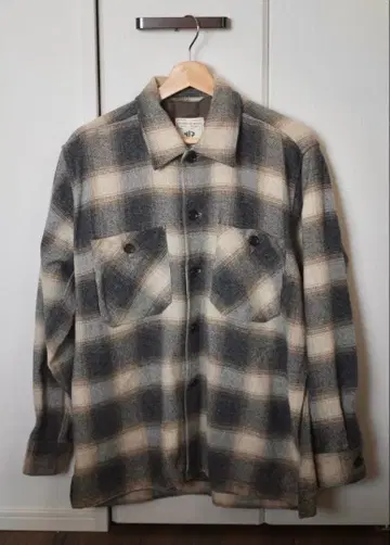 417 에디피스 옴브레 체크 셔츠 M