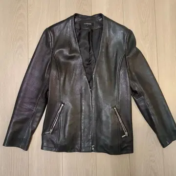 L'AUTRE MONT 노카라 가죽 자켓