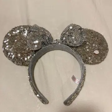 디즈니 미키 미니 머리띠 실버