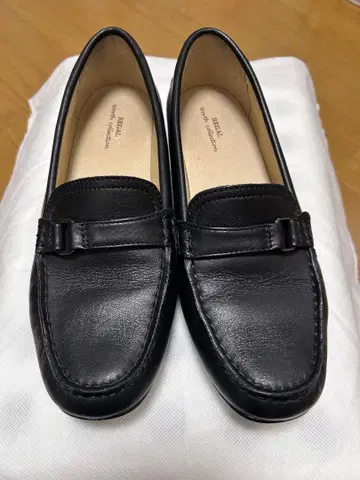 REGAL 로퍼 천연 가죽 블랙 24cm