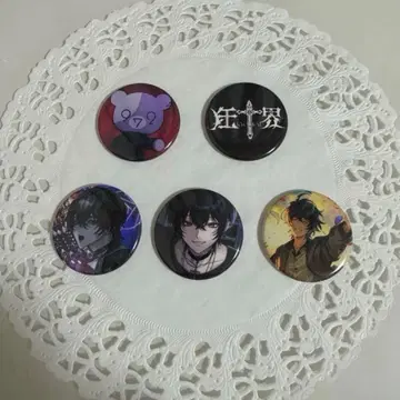 쿠나 방송인 캔 배지 5종 세트