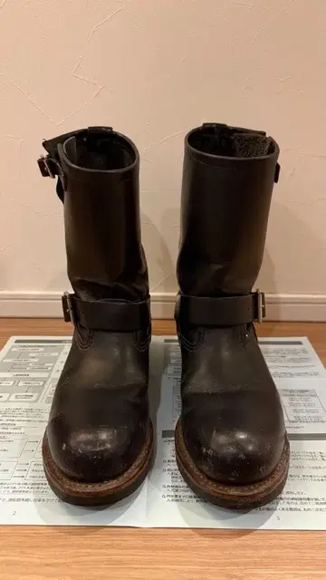 REDWING 2268 엔지니어 부츠 7D