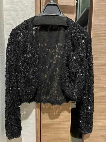 다마 컬렉션 CHRISCELIN 자수 사용 레이스 볼레로