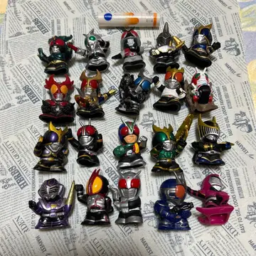 가면라이더 미니 피규어 세트 손가락 인형 20개