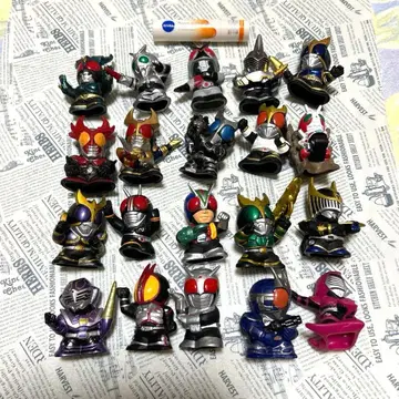 가면라이더 미니 피규어 세트 손가락 인형 20개