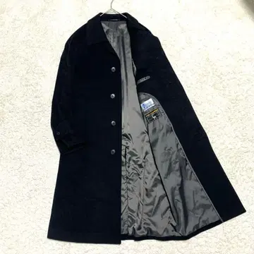 퓨어 캐시미어 100% LEGMAN 레그맨 스텐카라 코트 블랙