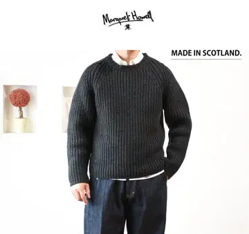 스코틀랜드제 90s 마가렛호웰 두툼한 청키 니트 스웨터