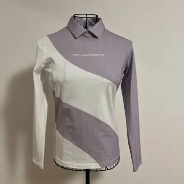 TAYLORMADE 골프 긴팔 셔츠 퍼플/화이트 여성용 S 사이즈