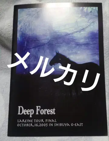 LAREINE Deep Forest 투어 팜플렛 KAMIJO