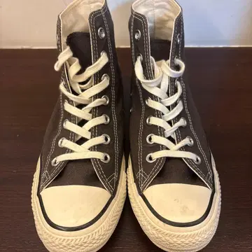 ALL STAR 다크 브라운 하이컷 스니커즈