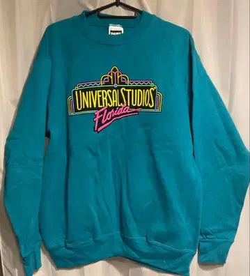 [레어] 유니버셜 스튜디오 플로리다 네온 오버 사이즈 맨투맨 M