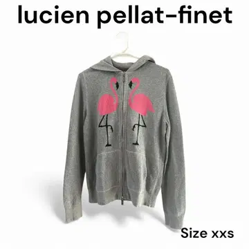 루시앙페라피네 XXS 후드티 스컬 플라밍고