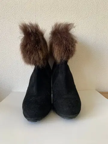 거의 미사용품! 이탈리아제 긴자 요시노야 숏부츠 블랙