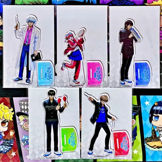 은혼 삼젯 음악제 아크릴스탠드 긴파치 긴토키 카구라 카츠라 히지카타 소고