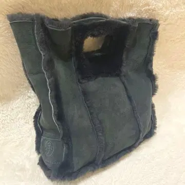 까스텔바작 스웨이드 퍼 핸드백