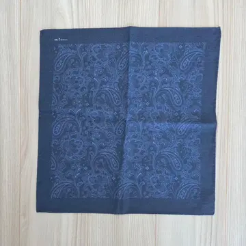 Kiton 페이즐리 무늬 포켓 치프