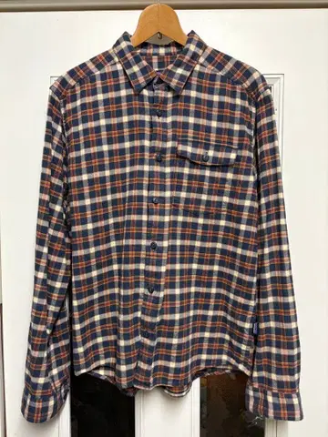 미사용 새상품! patagonia 오가닉 코튼 긴팔 플란넬 셔츠 S