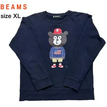 BEAMS 원더 베어 맨투맨 파일 사이즈 XL