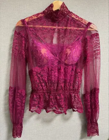 빈티지 레이스 블라우스