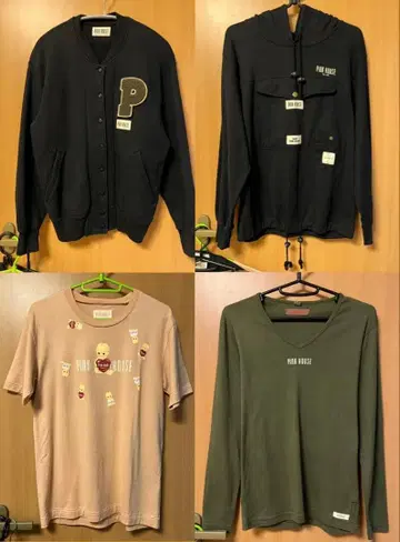 핑크하우스 상의 아우터 Y2K 여성 빈티지