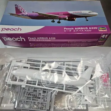 미사용품 피치 에어버스 A320 1:200 스케일 비행기 프라모델