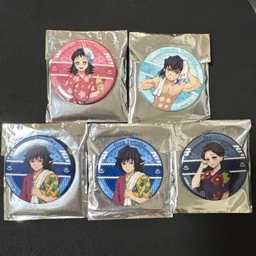 귀멸의 칼날 극락탕 콜라보 캔뱃지 세트