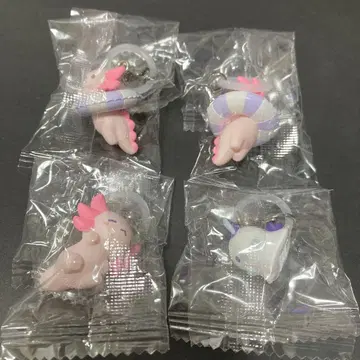 우사루파 가챠 메지루시 액세서리 4개 세트