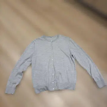 [ 무인양품 ] 베이지 가디건 XL 울 실크 혼방