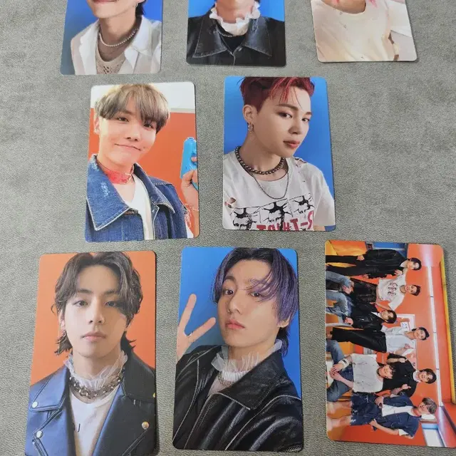 8장 일괄 bts 방탄 버터 크림 포카 드볼