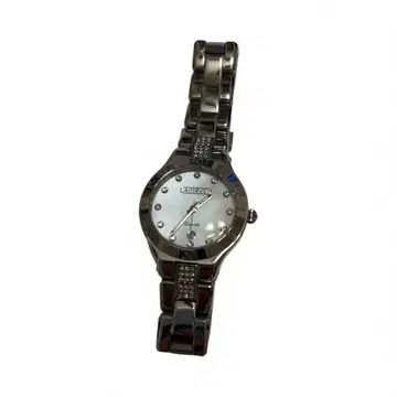 실버 스테인리스 스틸 쿼츠 손목시계