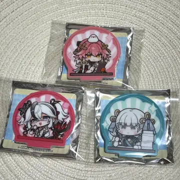 명조 공명자 SD 캐릭터 아크릴 스탬프 오브제