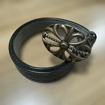 가죽 벨트 빈티지 메탈릭