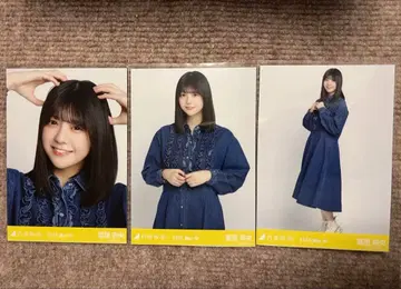 노기자카46 5기생 토미사토 리나 데님 원피스 3종 컴프