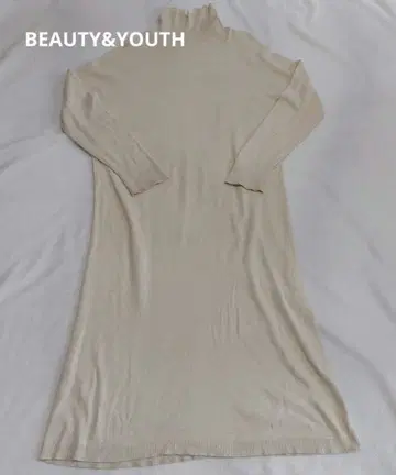 BY 코튼 스무스 터틀 니트 맥시 원피스 - 워셔블