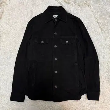 엠메티 EMMETI 고트스킨 스웨이드 셔츠 자켓 44 블랙