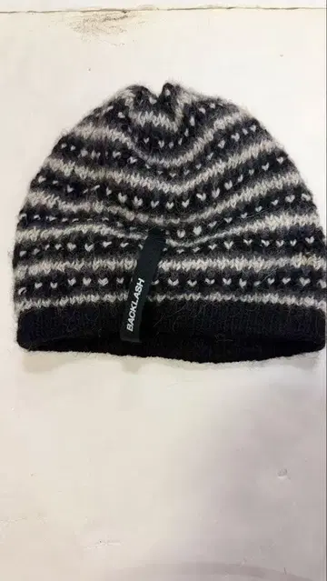 백크러쉬 울 니트 모자