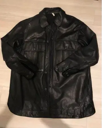 CCU COW SKIN 가죽 자켓