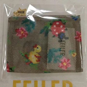 페일러 하이디 메쉬 파우치 베이지 미니