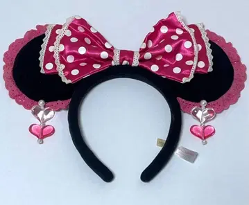 디즈니 미니 리본 머리띠 핀