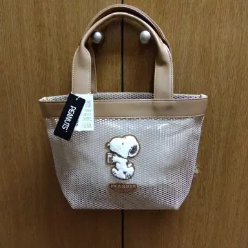 PEANUTS 스누피 메쉬 토트백