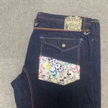 Artful Dodger 다크 데님 스컬 패턴