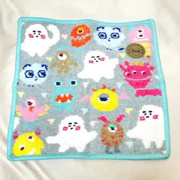 [ 새상품 ] 시나푸슈 앤 리틀 몬스터 손수건 페일 그린