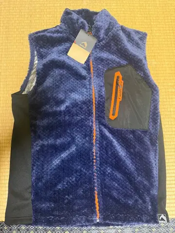 새상품 워크맨 다이아 플리스 안감 알루미늄 베스트 네이비 L 사이즈