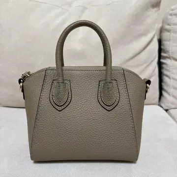 그레이 미니 핸드백