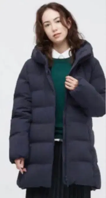 심리스 다운 숏코트